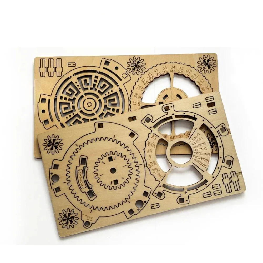 Wooden Perpetual‎ Calendar Wall Decor